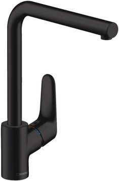 Змішувач для кухонної мийки HANSGROHE Focus M41 280 1jet Matt Black 31817670 чорний матовий - 31817670