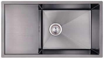 Кухонная мойка IMPERIAL D7844BL PVD black Handmade 3,0/1,2 мм (IMPD7844BLPVDH12) - IMPD7844BLPVDH12
