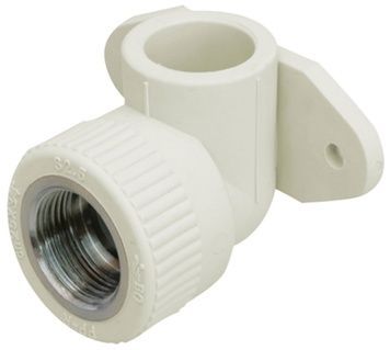 Кутик PPR BLUE OCEAN настінний з кріпленням 20х3/4", 90&deg; ВР BOITE12002XXX - BOITE12002XXX