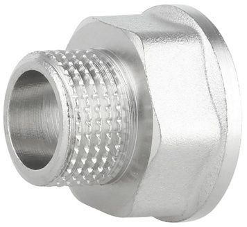 Переходник латунный Thermo Alliance Forte 3/4"ВРх1/2"НР никелированный SF3602015