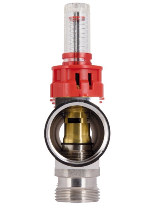 Колектор з витратомірами Thermo Alliance Standart 1" 8 виходів 3/4" + євроконуси 3/4''х16&times;2 SD235W848889 - SD235W848889