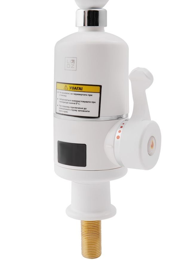 Однокран LIDZ Warm 057 проточный с электрическим нагревом LDWAR057WCR24983 белый/хром - -LDWAR057WCR24983