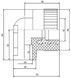 Уголок PPR BLUE OCEAN настенный с креплением 20х3/4", 90&deg; ВР BOITE12002XXX - BOITE12002XXX - 2