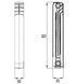 Радиатор алюминиевый THERMO ALLIANCE Line 300/85 - TAl30085A - 2