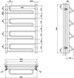 Рушникосушарка водяна LIDZ Zigzag (CRM) D32/20х1/2" 600x1000 P4 - LZZD322012601004WAT - 6