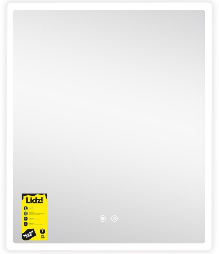 Зеркало Lidz Orion OR2 700&times;800 мм с LED-подсветкой Touch, антизапотеванием, диммером, рег. яркости LDOR70080049293