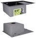 Кухонна мийка Lidz Handmade H6350BR PVD Brushed Black 3,0/1,0 LDH6350BRPVD45590 чорна - LDH6350BRPVD45590 - 6