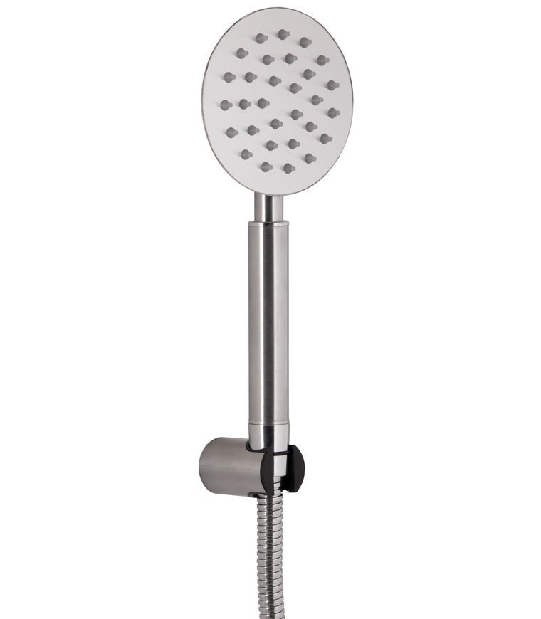 Смеситель для ванны Brinex Pure 006 с поворотным изливом и душевым гарнитуром Nickel BRIPUR006NKL - BRIPUR006NKL