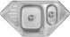 Кухонна мийка IMPERIAL 9550-С Decor двійна 0,8 мм (IMP9550CDECD) - IMP9550CDECD     - 1