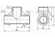 Трійник латунний SD Forte 1/2"ЗРх1/2"ЗРх1/2"ЗР рівнопрохідний нікельований SF36715