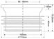 Каналізаційне підключення коротке McAlpine 85-95/100-110 мм WC-CON14
