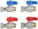 Комплект кранів кульових прямих з накидною гайкою Thermo Alliance Standart 1/2", 3/4" ВЗ для підключення котла TAS262RBW1520