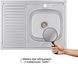 Кухонна мийка LIDZ 6080-R Satin 0,6 мм (160) - LIDZ6080R06SAT - 2