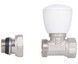 Кран радиаторный Thermo Alliance Standart 1/2" ВН Powerful прямой с ручкой и антипротечкой SF230W15