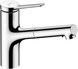 Змішувач кухонний HANSGROHE Zesis M33 150 EcoSmart з витяжним виливом 2jet 74810000 хром - 74810000 - 1