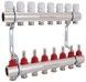 Колектор з витратомірами Thermo Alliance Standart 1" 8 виходів 3/4" + євроконуси 3/4''х16&times;2 SD235W848889 - SD235W848889 - 5
