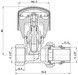 Кран радиаторный Thermo Alliance Standart 1/2" ВН Powerful прямой с ручкой и антипротечкой SF230W15