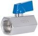 Кран кульовий прямий міні Thermo Alliance Standart 1/2" ВР латунь SD187W15 - SD187W15 - 1