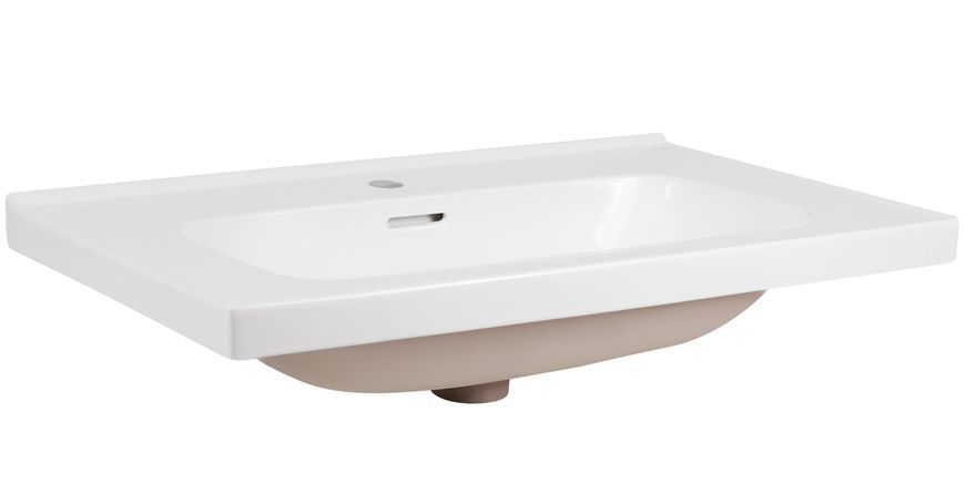 Раковина врізна QTAP Albatross 5H 810х505х205 White з донним клапаном QT01115080HW - QT01115080HW