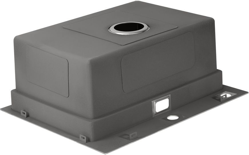 Кухонная мойка интегрированная QTAP DH5050 Satin 3,0/1,2 мм + сушилка + диспенсер - QTDH5050SET3012