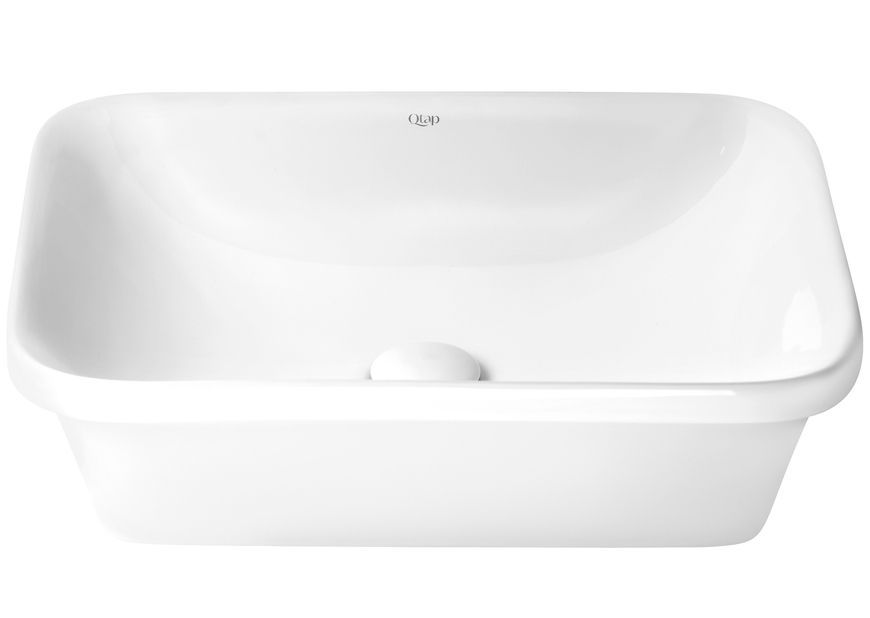 Раковина Qtap Scorpio 505х380х140 White з донним клапаном QT1411K490W - QT1411K490W