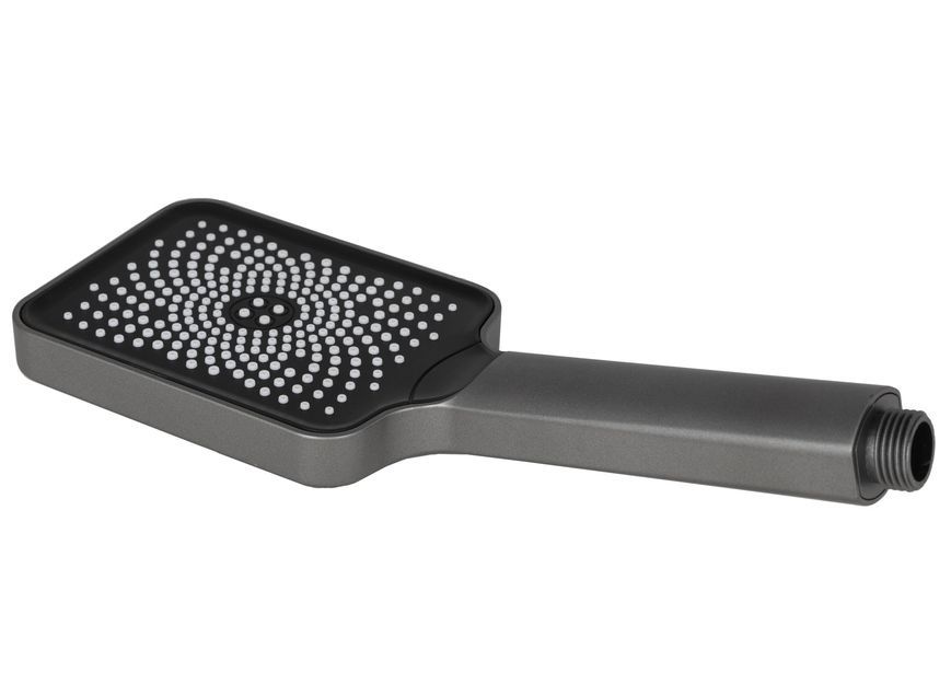 Лейка для ручного душа Qtap Rucni прямоугольная 140x95 мм QTRUCA145S1GRP Graphite - QTRUCA145S1GRP