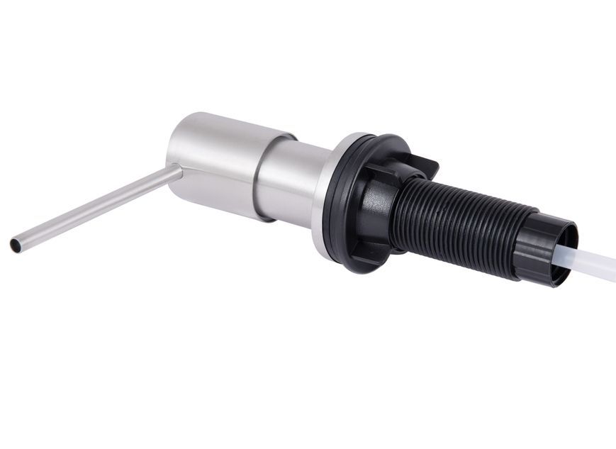 Дозатор для моющего средства Lidz LK118 круглый Brushed Steel LDLK118BRU46400
