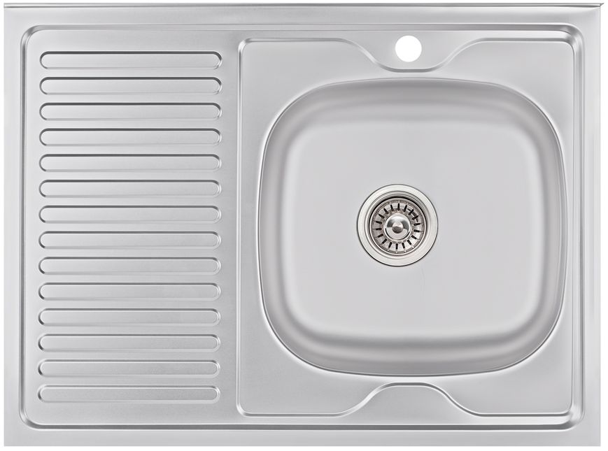 Кухонна мийка LIDZ 6080-R Satin 0,6 мм (160) - LIDZ6080R06SAT