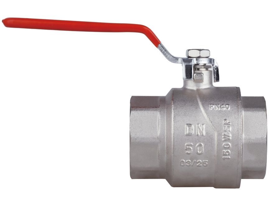 Кран кульовий прямий Thermo Alliance Forte 2" ВР для води (важіль) PN40 латунь SF600W50 - SF600W50