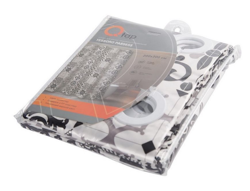 Шторка для ванни QTAP Tessoro PA85655 200х200 - QTPA85655