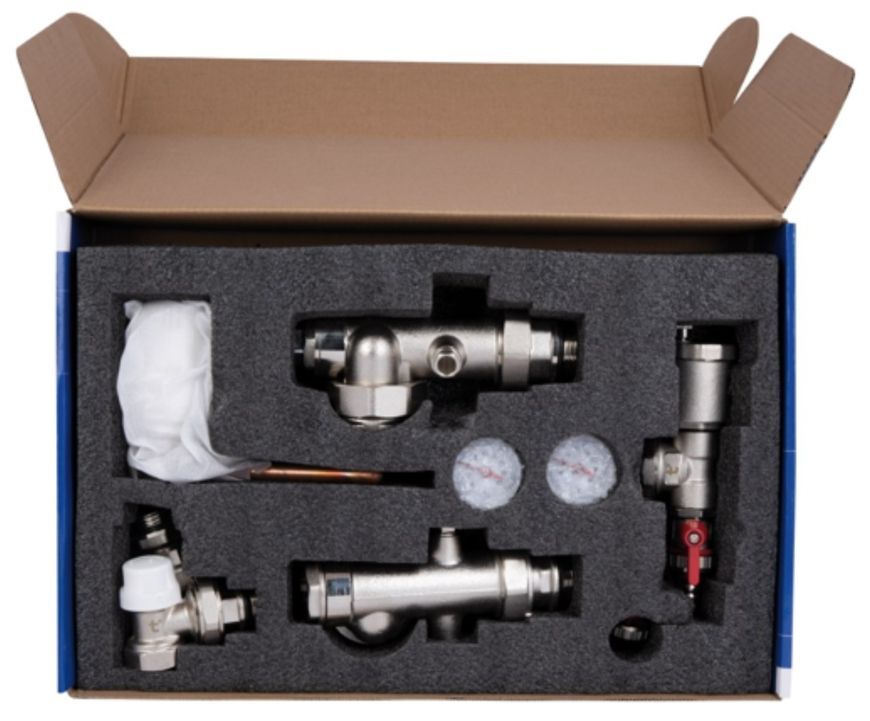 Змішувальна група Thermo Alliance Standart 1'' без байпаса, без насосу SF006W25 - SF006W25