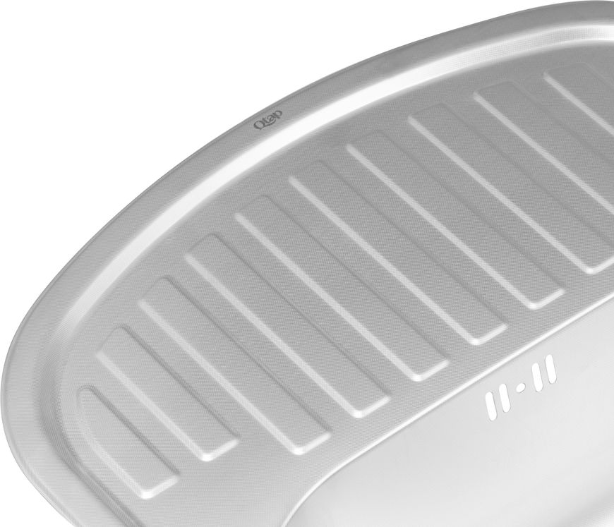 Кухонна мийка QTAP 6349 Micro Decor 0,8 мм (175) - QT6349MICDEC08