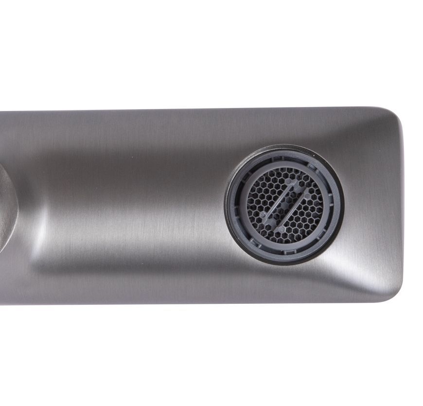 Змішувач для ванни Qtap Presto з душовим гарнітуром Graphite QTPRE259GRP45584 - QTPRE259GRP45584