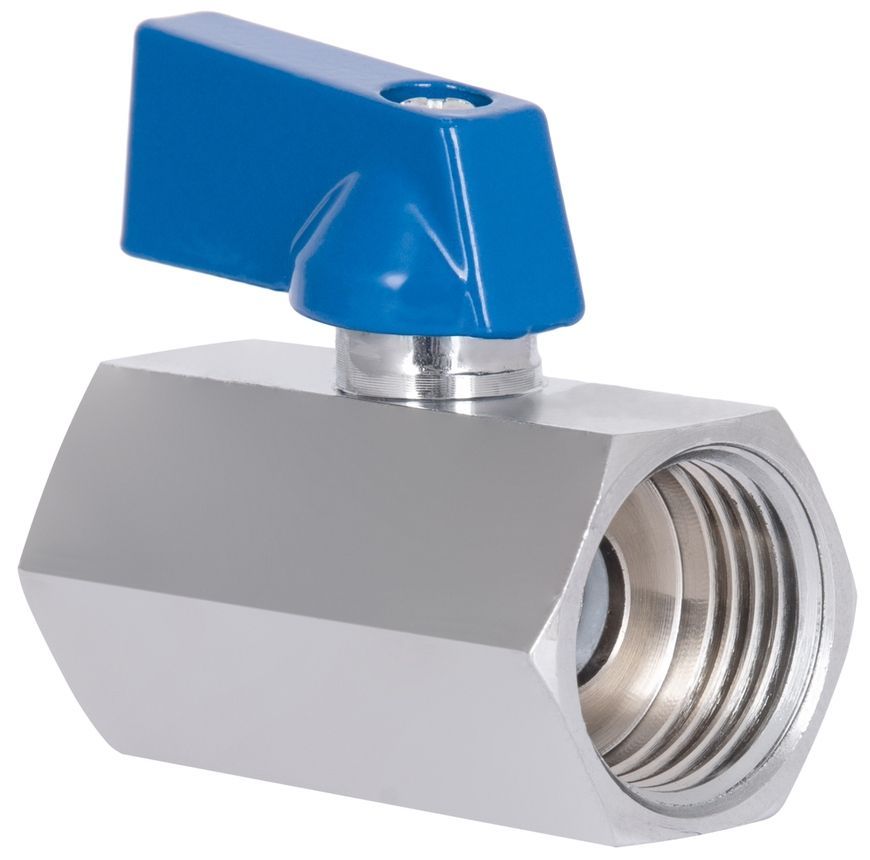 Кран кульовий прямий міні Thermo Alliance Standart 1/2" ВР латунь SD187W15 - SD187W15