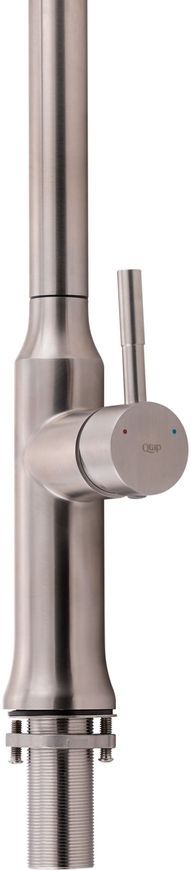 Смеситель для кухни QTAP Baru&scaron;ka 9137103UN с выдвижным изливом (брашированный никель) - QTBAR9137103UN