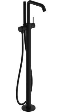 Змішувач для ванни підлоговий HANSGROHE Tecturis S Matt Black 73440670 чорний матовий - 73440670