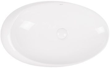 Раковина-чаша QTAP Leo 690x435x180 White з донним клапаном QT11111094W - QT11111094W