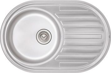 Кухонна мийка QTAP 7750 Micro Decor 0,8 мм (180) - QT7750MICDEC08