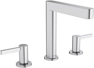 Смеситель для раковины HANSGROHE Finoris 160 на 3 отверстия Chrome 76034000 хром с донным клапаном push-open - 76034000