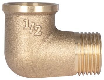 Уголок латунный SD Plus 1/2"Вх1/2"Н удлиненный усиленный SD42115U