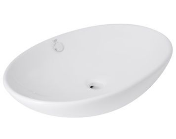 Раковина-чаша Qtap Dove накладна овальна 635x420x150 White QT06118168W - QT06118168W