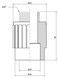 Муфта PPR THERMO ALLIANCE 25х3/4" ЗР - DSB3045 - 2