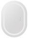 Дзеркало Qtap Gemini 500х700 овальне з LED-підсвічуванням Touch, з антизапотіванням, з димером, рег. темп. кольору (3000-6500K) QT2578R5070