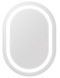 Дзеркало Qtap Gemini 500х700 овальне з LED-підсвічуванням Touch, з антизапотіванням, з димером, рег. темп. кольору (3000-6500K) QT2578R5070