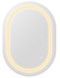 Дзеркало Qtap Gemini 500х700 овальне з LED-підсвічуванням Touch, з антизапотіванням, з димером, рег. темп. кольору (3000-6500K) QT2578R5070