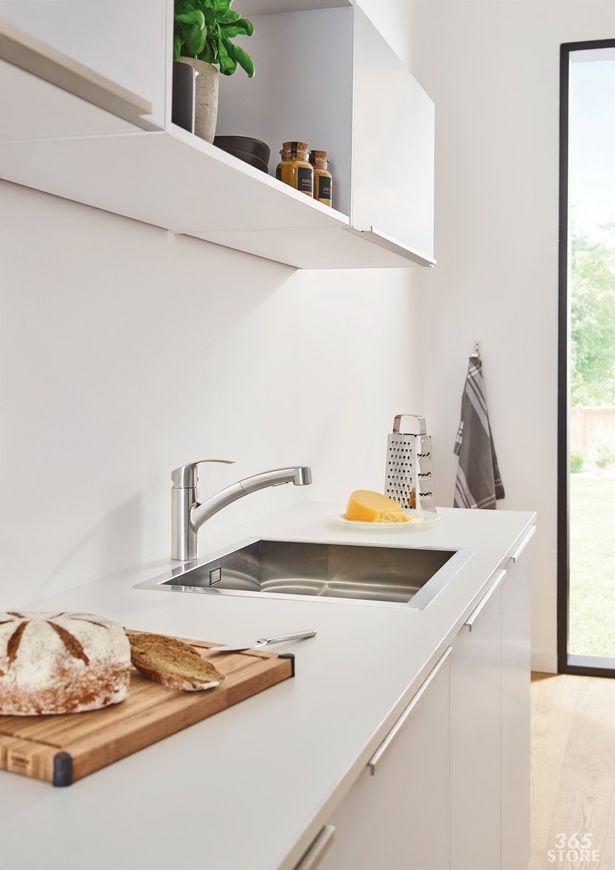 Змішувач для мийки GROHE Eurosmart 30305DC0 з висувним виливом - 30305DC0