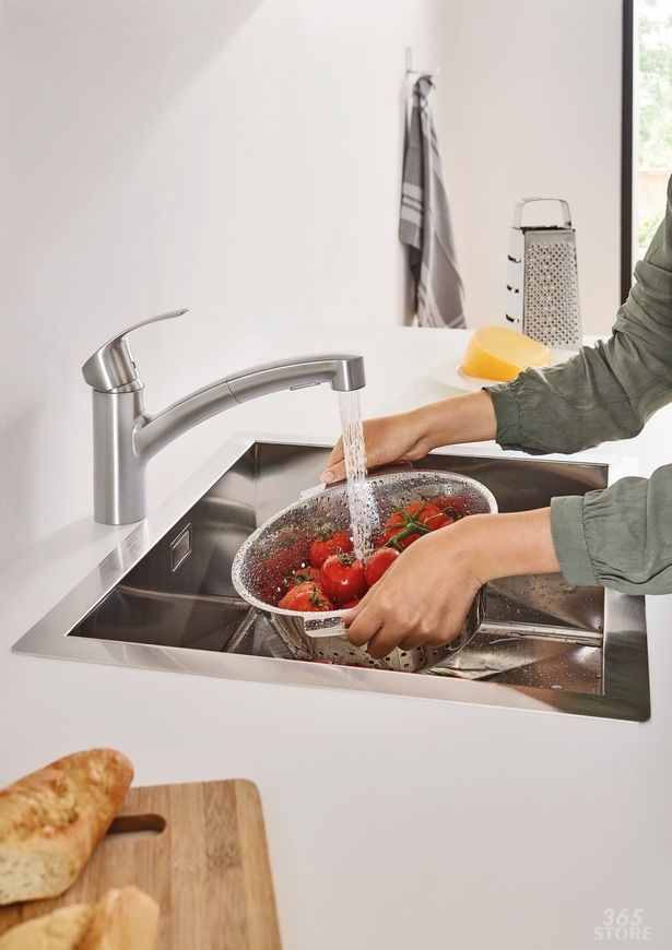 Змішувач для мийки GROHE Eurosmart 30305DC0 з висувним виливом - 30305DC0