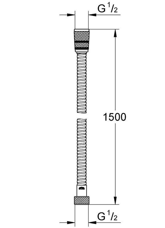 Шланг для душа GROHE Rotaflex 28417000 - -28417000