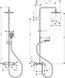 Душова система HANSGROHE Vernis Blend 200 1jet з термостатом та виливом 26274000 хром - 26274000 - 2
