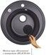 Кухонна мийка LIDZ D510/200 BLA-03 (LIDZBLA03D510200) - LIDZBLA03D510200 - 2